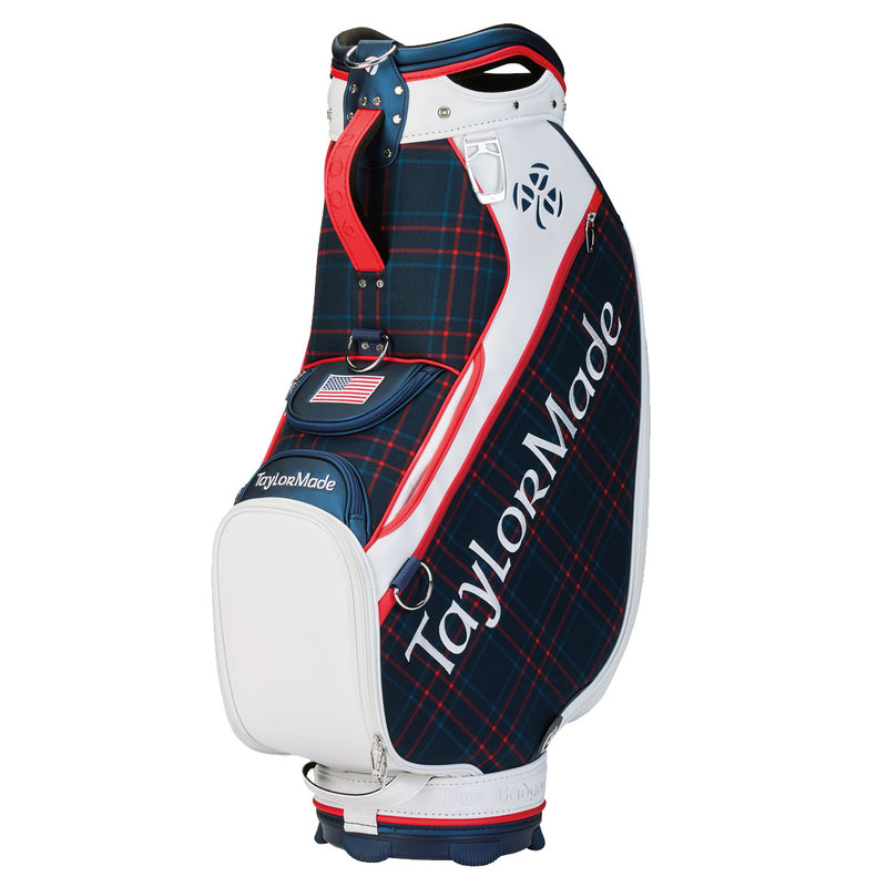 TaylorMade Patriotic Plaid Staff Bag 2025