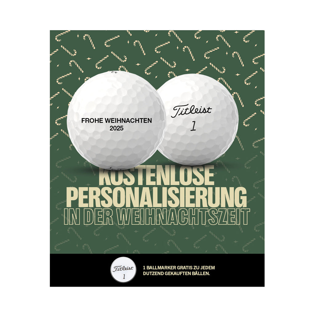 Titleist Pro V1 2025 mit gratis Schriftaufdruck