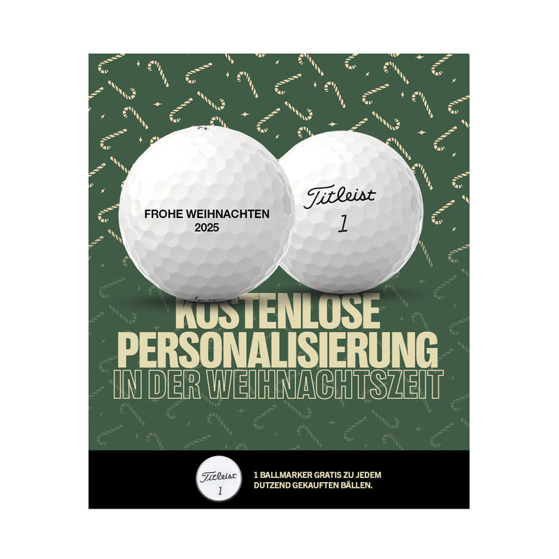 Titleist Pro V1 2025 mit gratis Schriftaufdruck